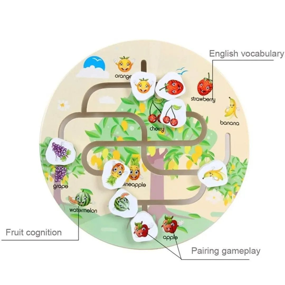Wooden-maze-path-finder