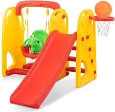 Senior-slide-with-swing-set